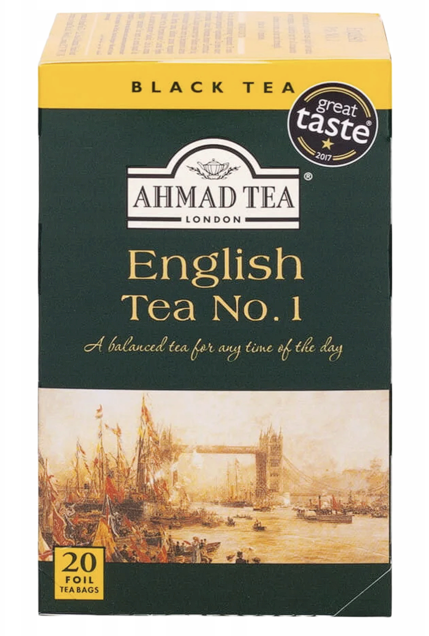 English Tea No.1 herbata czarna z bergamotką ekspresowa Ahmad 20 kopert
