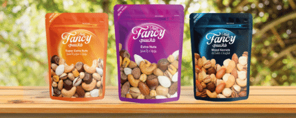 Fancy Orzechy Mix 600g – Extra Nuts / Mixed Kernels / Super Extra Nuts – Zestaw 3 Smaków