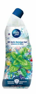 Żel do Czyszczenia WC Toalety Umywalek Zlewów Ambi Pur Mięta Jaśmin 750 ml