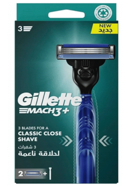 Maszynka Gillette Mach3 + 2 Wkłady Ostrza Wymienne