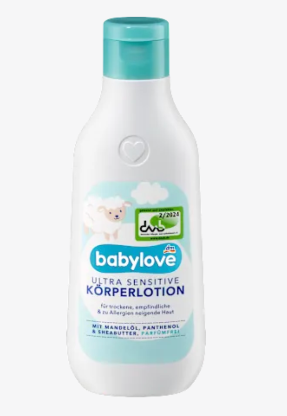 babylove Mleczko do ciała Ultra Sensitive, 250 ml