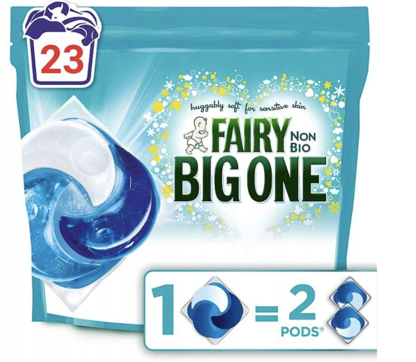 Fairy Non Bio - BIG ONE kapsułki do prania 23 szt