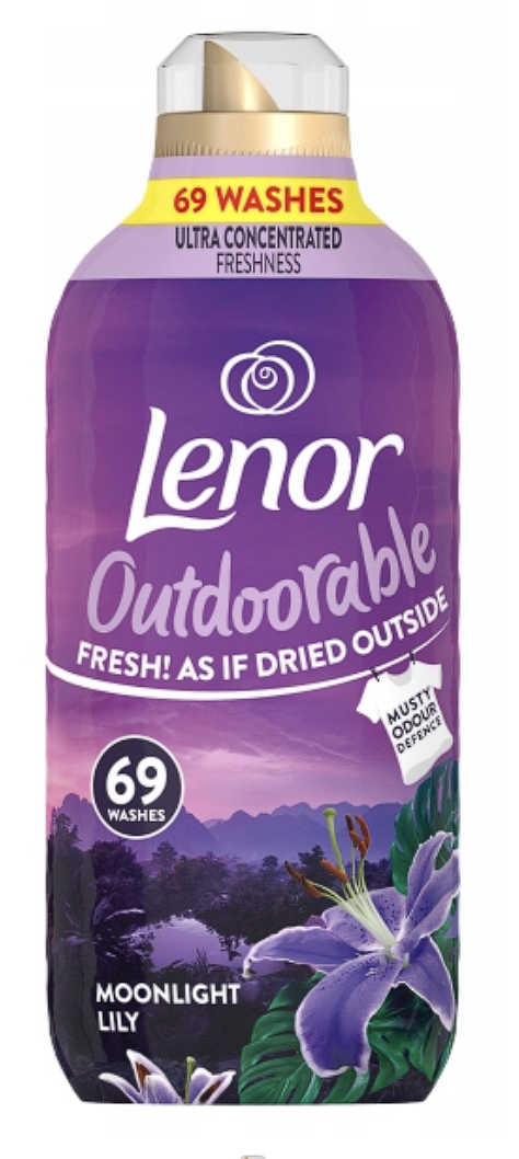 Lenor Outdoorable Moonlight Lily płyn do płukania 69 prań 966 ml