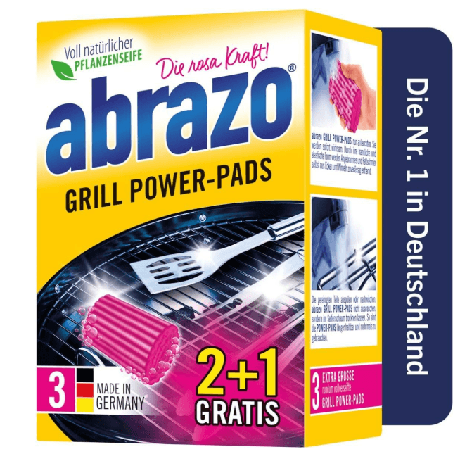 Abrazo Grill Power-Pads  do czyszczenia grilla 3 SZT