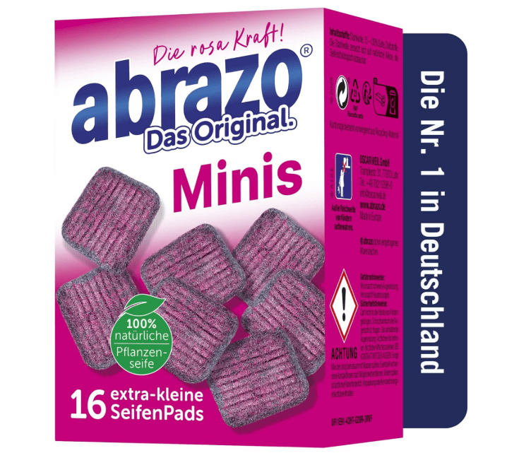 Abrazo Minis -16 poduszek do czyszczenia garnków, grilla, piekarnika