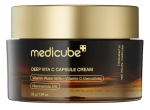 MEDICUBE Deep Vita C Capsule Cream - Krem rozjaśniający i nadający blask 55g