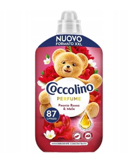 COCCOLINO  PEONIA ROSSA & MELA Płyn do płukania 87 PRANIA