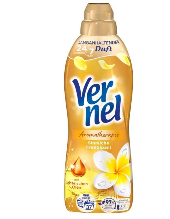 VERNEL WEICHSPÜLER AROMATHERAPIE SINNLICHE FRANGIPANI 37WL  PŁYN DO PŁUKANIA
