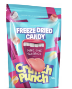 CANDY CRUNCH PUNCH 50 GR SUPER SOUR RAINBOWS - KWAŚNE CUKIERKI
