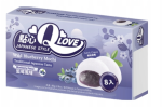 Q LOVE Wild Blueberry Mochi 80g – Japońskie Ciasteczka Mochi Leśna Jagoda / Borówka