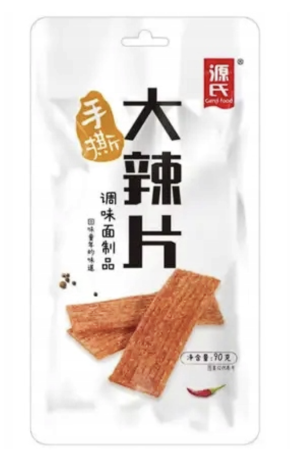 GENJI Latiao Spicy Slices 90g – Pikantne Płatki Pszenne na Ostro