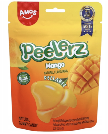 AMOS PEELERZ MANGO 65G Żelki o smaku mango