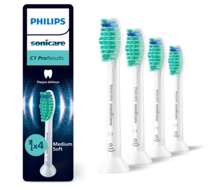 Końcówki do Philips Sonicare C1 usuwanie płytki bakteryjnej 4 szt